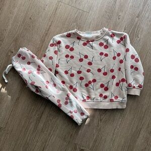 Zara Cherry Toddler Matching Set 12-18m